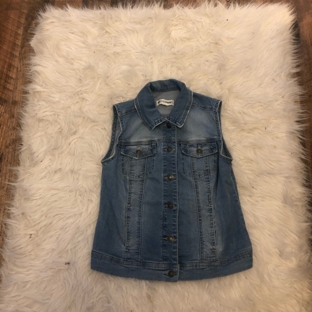 Artisan by blue jean vest sz sm